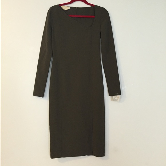 Michael Kors Asymmetrical Sheath Dress - Picture 7 of 14